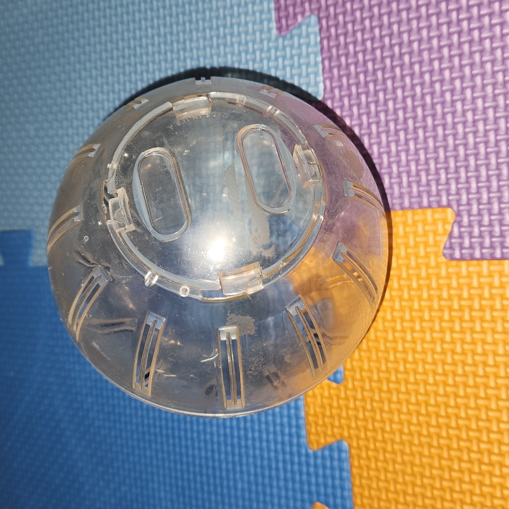 Clear hamster ball,  5 inches
